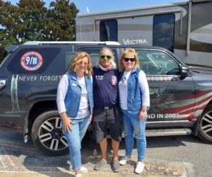 Moms for America® joins the traveling 911 Memorial and several other groups for flag ceremony on September 11, 2020