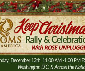 Watch Live: Moms for America Hold “Keep Christmas” Rally in Washington, DC